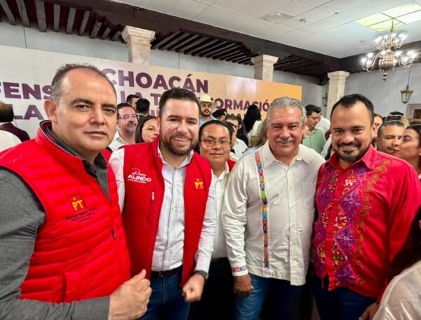 Baltazar Gaona destaca trabajo territorial de Raúl Morón para construir unidad en Michoacán