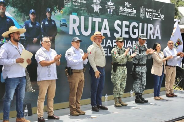 Alfredo Ramírez Bedolla pone en marcha corredor seguro en carretera Los Reyes-Jacona