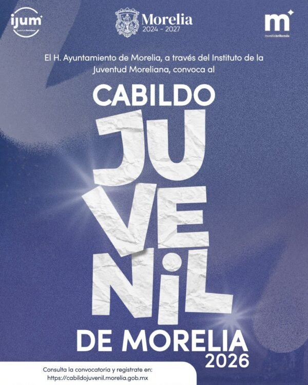 IJUM abre convocatoria para integrar Cabildo Juvenil 2026 en Morelia