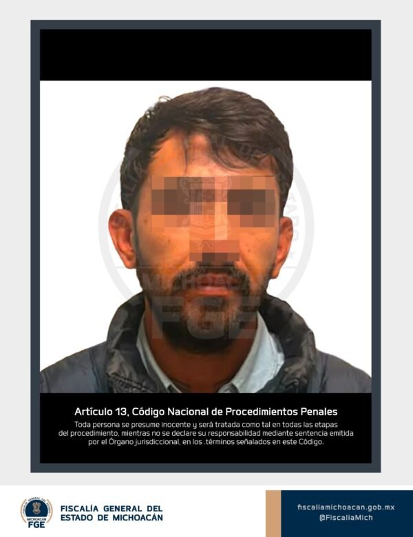 Vinculan a proceso a presunto responsable de robo de vehículo con arma de fuego en Zamora