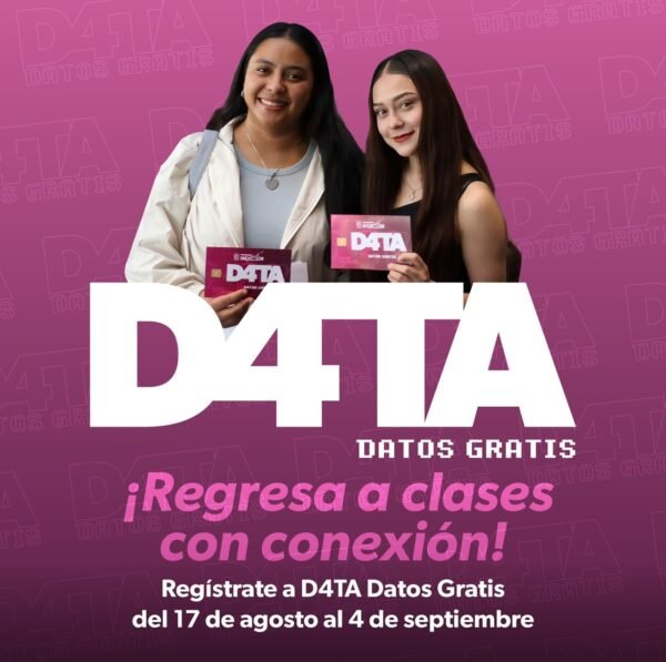 D4TA Datos Gratis amplía cobertura y ahora beneficia a docentes de bachillerato y universidad pública