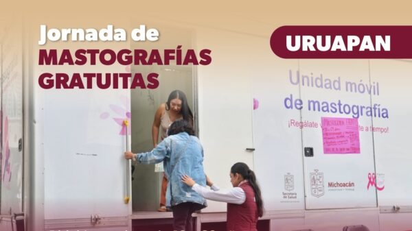 SSM realizará jornada de mastografías gratuitas en Uruapan el 28 de agosto
