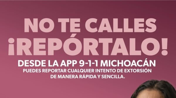 SSP invita a usar App 911 Michoacán como herramienta contra extorsión telefónica
