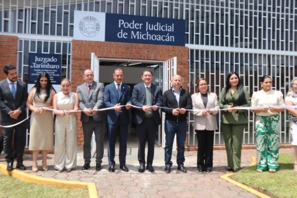 Baltazar Gaona destaca nuevo juzgado que acerca justicia a Tarímbaro y Cuitzeo