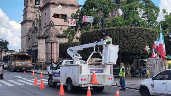Sedum sustituye señales verticales de tránsito en avenida Madero de Morelia