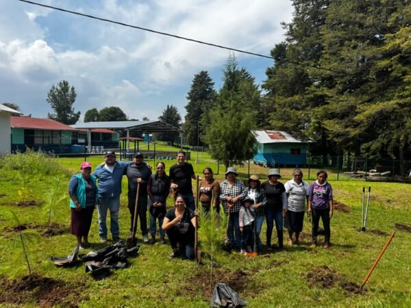 Alfonso Martínez acompaña jornada de reforestación en Atécuaro