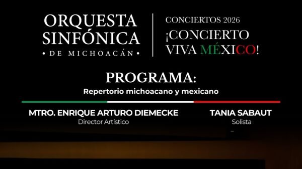 Osidem inicia segunda temporada con concierto “¡Viva México!” en Morelia