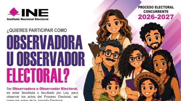 INE Michoacán invita a la ciudadanía a ser observadora electoral en el proceso 2026-2027